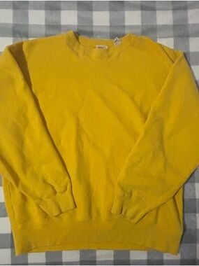 GAP  Bright Mustard Crewneck Sweater